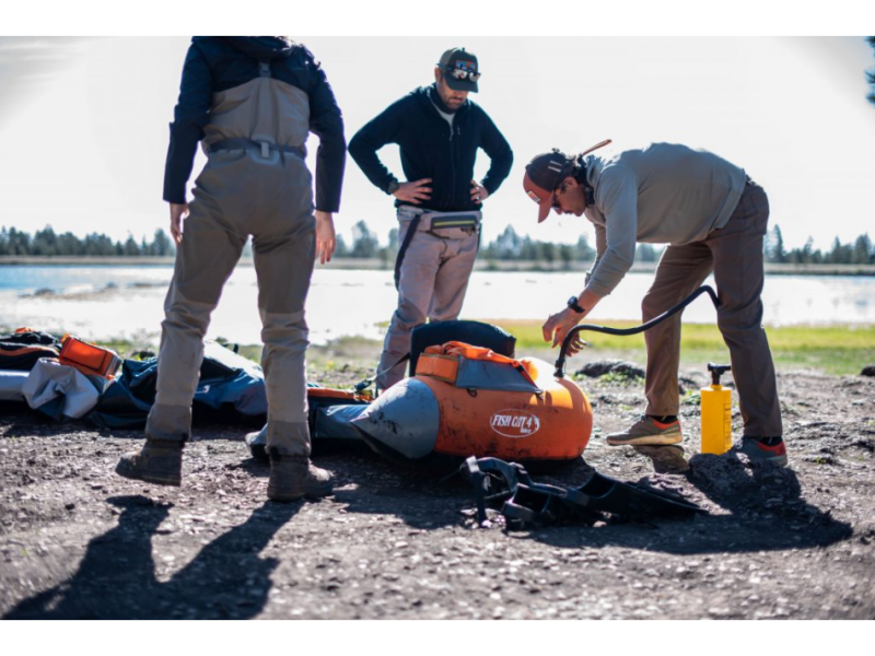 Mantenimiento y almacenamiento del pato de pesca