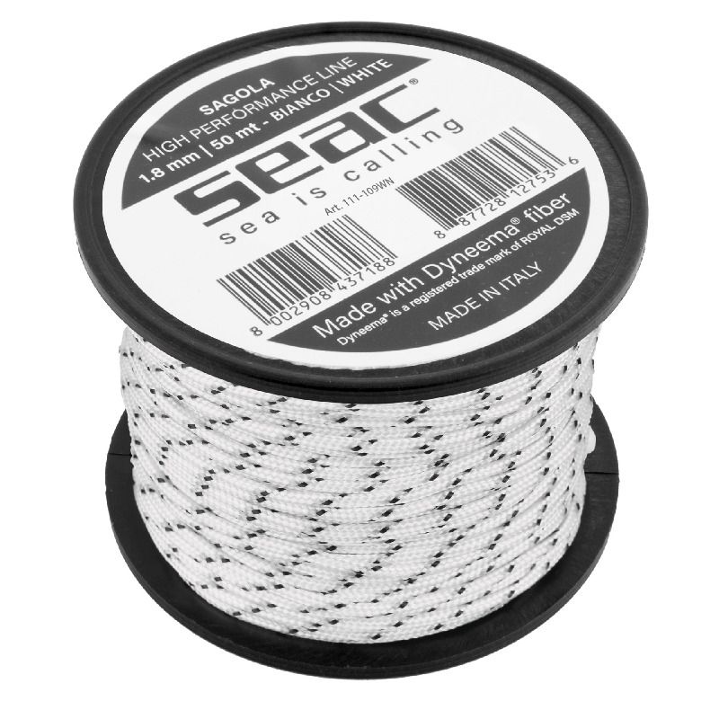Ligne De Chasse Sous-marine Seac Dyneema - 50 Mètres - Haute Résistance à L'usure