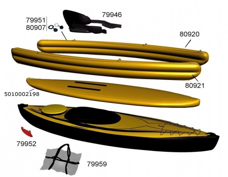 Kayak Hinchable 2 plazas Pointer k2 Sevylor