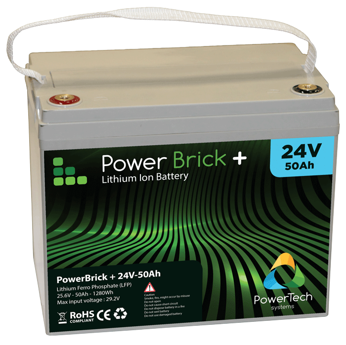 Lithium-Ion Battery 12V - 135Ah - 1.73kWh - PowerBrick Smart BT