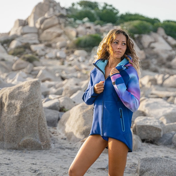 Chaqueta neopreno mujer Aztron Glow