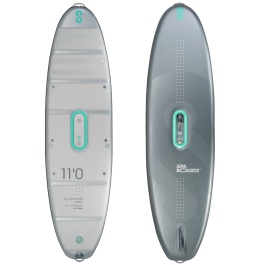 Tabla Paddle Surf Auto Hinchable Sipaboards Allrounder Silver 11