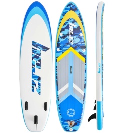 Sup Paddle Gonflable ZRay Camo Blue 10.8