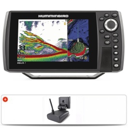 Humminbird Helix 7 G4N chirp + Transductor TA + T°c