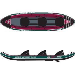 Kayak gonflable 3 places