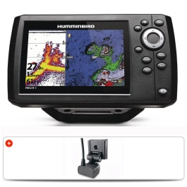 Humminbird Helix 5 G3 chirp + Transductor TA + T°c
