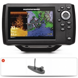 Humminbird Helix 5 G3 chirp DI + Transductor TA + T°c