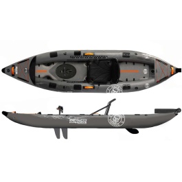 Kayak de pêche gonflable Amtrac Fishing Spectre 400 Hyperdrive