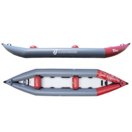 Kayak gonflable PVC 2 places Aqua Design Twiki II Rouge 