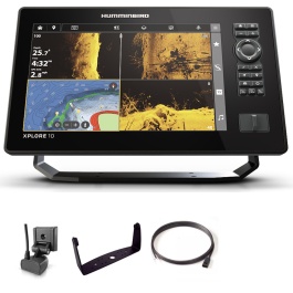 Transductor De Popa Humminbird Xplore 10 CHIRP MEGA SI + Transductor De Popa + T°c