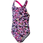 Bañador Allover Medalist Speedo Black/Rose Violet/Miami Lilac/Sunblaze - Talla 10 años