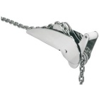 Puntera de proa basculante Osculati acero inoxidable 15 kg