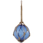 pesca Décomarine flotador de vidrio, Ø 15 cm, azul