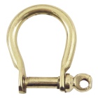 Grillete Décomarine 1,8X1,5 cm - Latón brillante