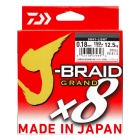Hilo trenzado Daiwa J-Braid Grand X8 Chartreuse 135m - 20/100