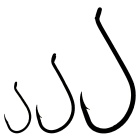 Anzuelos 5115 Cromo Negro No. 6 bolsa de 10