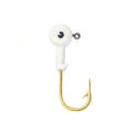5 cabezas plomadas blanco anzuelo bronceado 5g / N°1