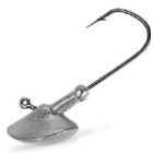 5 cabezas plomadas barquilla 20g blanco + anzuelo 4/0