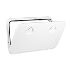 Escotilla Nuova Rade Top Line con cerradura 353x606 mm - blanco