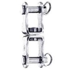 Giratorio Wichard con doble horquilla de chapa plegada - L: 45mm