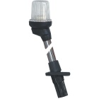 Luz blanca sobre asta Lalizas Soporte negro - 54 cm telecóspico