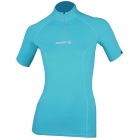 Camiseta Rashguard Beuchat Atoll - Mujer - Azul Atoll - Talla XL