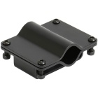 Brida de acero inoxidable Seanox para portacañas - Negra Diámetro 22 a 35mm