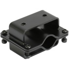 Brida doble de acero inoxidable Seanox para portacañas - Negra Diámetro 22 a 35mm