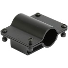 Brida de acero inoxidable Seanox para portacañas - Negra Diámetro 36 a 50mm