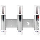 Portacañas Seanox Triple - Acero inoxidable blanco