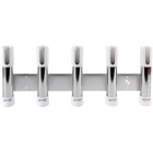 Portacañas Seanox 5 cañas de pescar - Acero inoxidable blanco