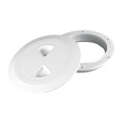 Tapa de inspección Nuova Rade cierre a presión blanco - Diámetro 133mm