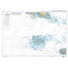 Carta Shom de las Islas Chausey a Jersey-Plataforma de los Minquiers