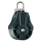 Polea de Grillete bola giratoria triple Wichard 55