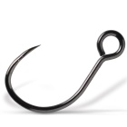 7 Anzuelos VMC 7238 Simple Inline Super Light Sin Arponcillo Black Niquelado n.º 4