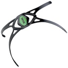 Correa de silicona Seac sub - Máscara Libera - Negro/Verde lima