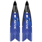 Aletas Seac sub Booster - Azul/Blanco - 41/42