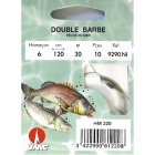 Barba doble 9290 NI 120 cm Anzuelos N°6 en Nylon 30/100