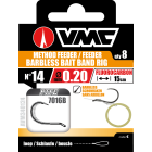 Anzuelos montados Vmc 7016B Méthod Feeder Aparejo de Banda Sans aletilla - n°10 de 20/100