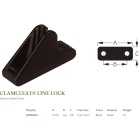 Mordedor Clamcleat Line Lock black Injection Molded Nylon
