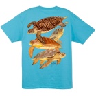 Camiseta de manga corta Guy Harvey Tortugas de las Islas Caimán ABLU XL