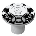 Fusibles de Plastimoplástico sin ventilación - agua - cromado - Ø de la manguera: 38 mm