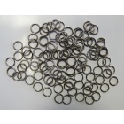 100 anillos rotos niquelados 20 mm