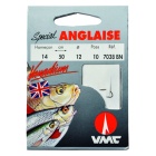 Especial inglés 7038 BN 50 cm anzuelos N°18 en Nylon 10/100