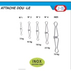 5 Abrazaderas dobles JB nº 1