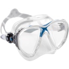Máscara de buceo Cressi Big Eyes Evolution Crystal Transparente/Azul