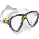 Máscara de buceo Cressi Big Eyes Evolution Crystal Transparente/amarillo