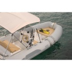 Toldo bimini 3 arcos MATC Oxygene Acero Inoxidable 2010-2135 mm - Gris