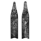 Aletas pesca submarina Dessault Fast HD Camo Black Side Soft - 40/41