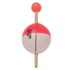 2 Floats Boule Niçoise split red&amp;white 2 gr